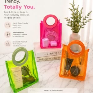 Pvc transparent bags-12 by 10 by 4